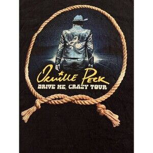 Orville Peck 2020 Drive Me Crazy Concert Tour T-Shirt LARGE Country Music Canada